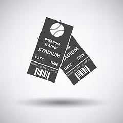 Image showing Baseball tickets icon