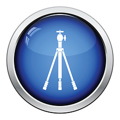 Image showing Icon of photo tripod