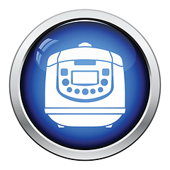 Image showing Kitchen multicooker machine icon