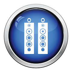 Image showing Audio system speakers icon