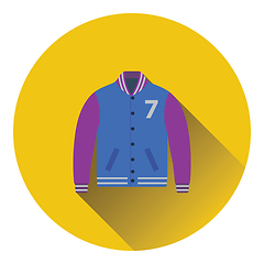 Image showing Baseball jacket icon