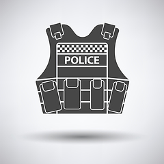 Image showing Police vest icon