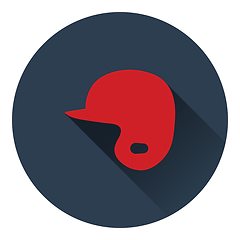 Image showing Baseball helmet icon