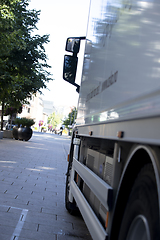 Image showing Parked Lorry in Fredrikstad