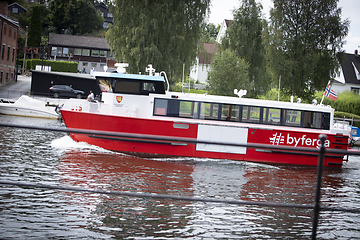 Image showing River Boat in Fredrikstad