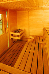 Image showing In sauna