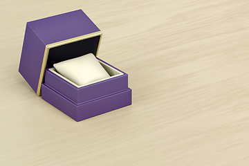 Image showing Purple gift box