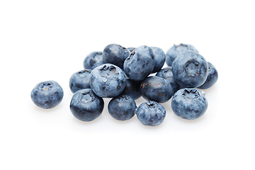 Image showing blueberry berries isolated on white background