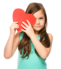 Image showing Portrait of a little girl