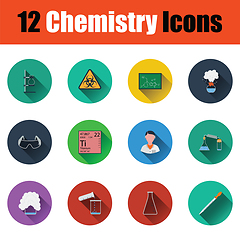 Image showing Chemistry icon set