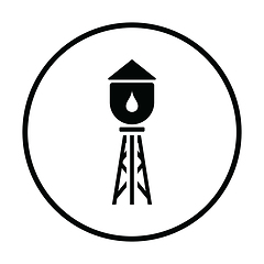 Image showing Water tower icon