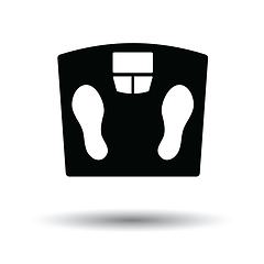 Image showing Floor scales icon