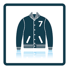 Image showing Baseball jacket icon