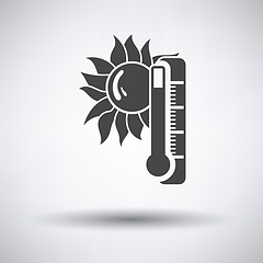 Image showing Summer heat icon 