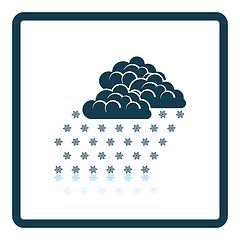 Image showing Snowfall icon