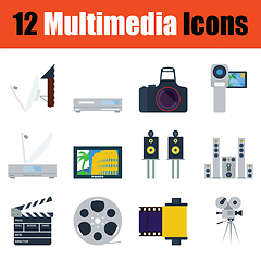 Image showing Multimedia  icon set