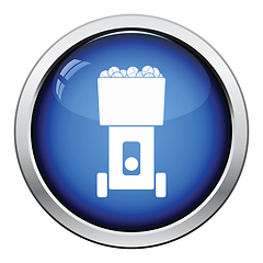 Image showing Tennis serve ball machine icon