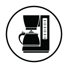 Image showing Kitchen coffee machine icon