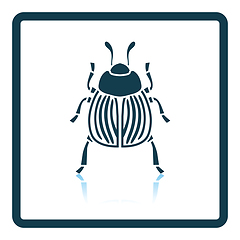 Image showing Colorado beetle icon