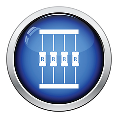 Image showing Resistor tape icon