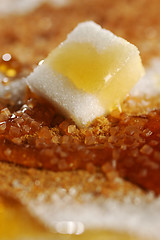 Image showing Sugar and honey