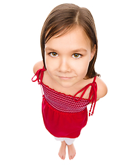 Image showing Portrait of a happy little girl