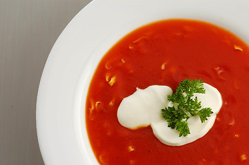 Image showing Tomato soup