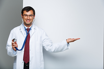 Image showing doctor in white coat