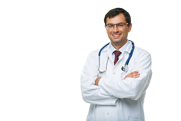 Image showing doctor in white coat