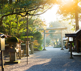 Image showing Japanese temple