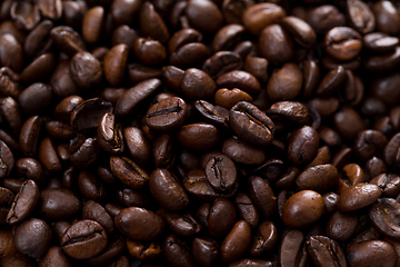 Image showing Coffee bean texture