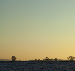 Image showing sky at sunset