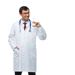 Image showing doctor in white coat