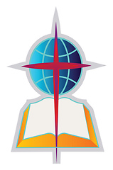 Image showing Baptist church symbol vector illustration on a white background