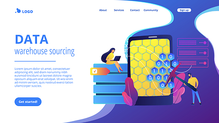 Image showing Data mining concept landing page.