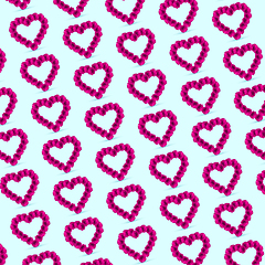 Image showing Card for Saint Valentine\'s Day. Modern design, pattern, background or wallpaper