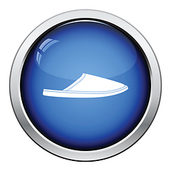 Image showing Man home slipper icon