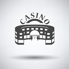 Image showing Casino building icon 