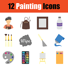 Image showing Painting  icon set