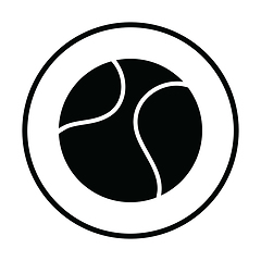 Image showing Tennis ball icon