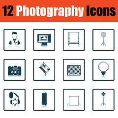 Image showing Photography icon set