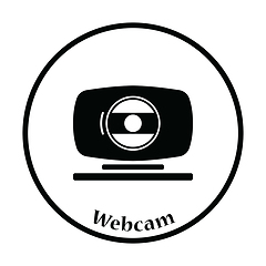 Image showing Webcam icon Vector illustration