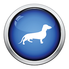 Image showing Dachshund dog icon