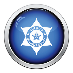 Image showing Sheriff badge icon