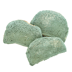 Image showing Disgusting Green Moldy Bread  