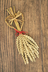 Image showing Corn Dolly Ancient Symbol of Harvest Fertility  