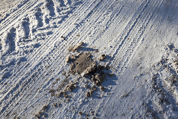 Image showing Road in winter