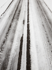 Image showing Ruts on the road