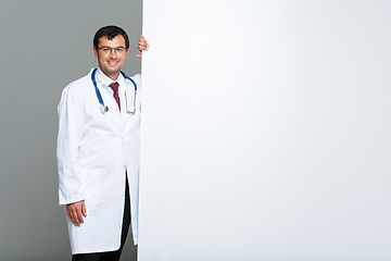 Image showing doctor in white coat