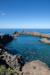 Image showing natural swimming pools on Tenerife island